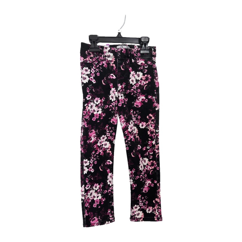 Floral black and pink Jeggings